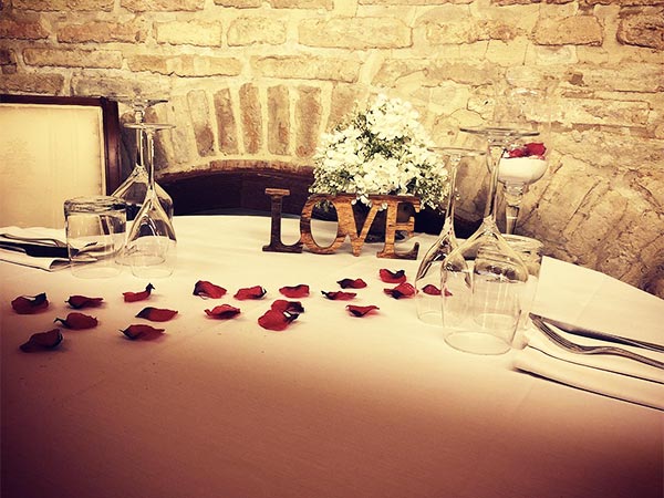 Balconcino per una cena romantica